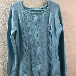 CYRUS soft blue sweater